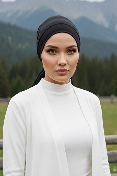 Aisha's Design باندانا، B-45، أسود