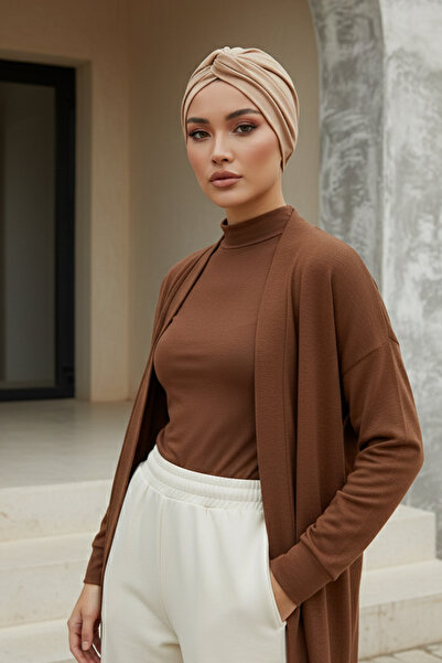 Aisha's Design قماش قطني ممشط من ميهريس، B-4، لون بني حليبي