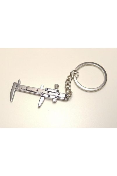 SPELT Mini Vernier Caliper Ruler Gauge Keychain 3 cm