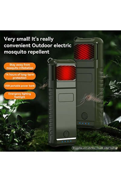 VENTLEX Φορητό και επαναφορτιζόμενο ηλεκτρικό απωθητικό κουνουπιών, εξωτερική...