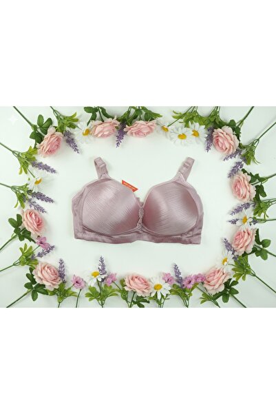 WİOLİNA Dowry Gift Bra with Pink Lace Figure (Unpadded)