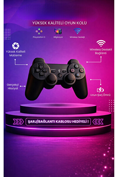 Platoon PL-2596 PC Uyumlu Joystick Gamepad – Kablolu, Ergonomik Oyun Kolu, PC...