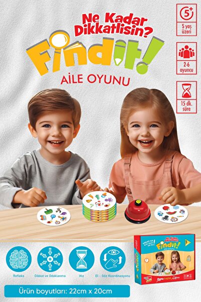 Dikkat Atölyesi Yayınları Findit! Ne Kadar Dikkatlisin?