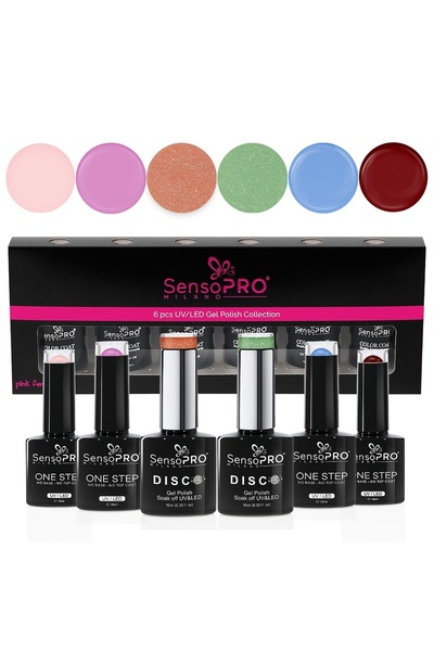 SensoPRO Milano Set de 6 oje semipermanente 10ml SensoPRO Milano, Super Star