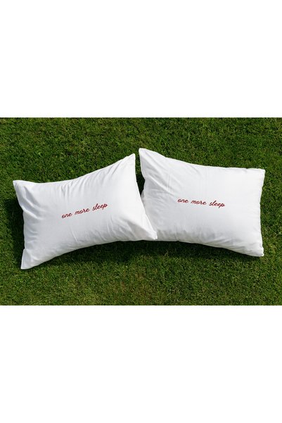 LIWOGY One More Sleep Printed Double Pillowcase Set 50X70