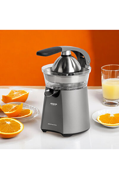 Arshia Arshia Electric Manual Citrus Juicer – with Push Arm and Direct Pour +...