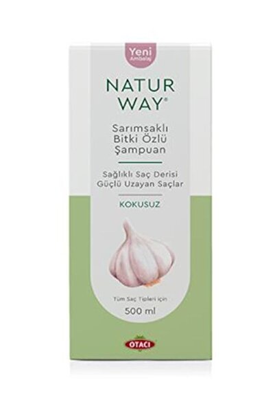 Otacı Naturway 500ml شامبو بالثوم - عبوة جديدة