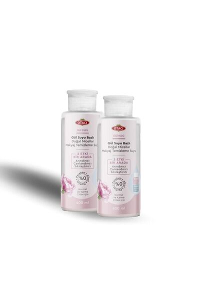 Otacı Gül Kürü Gül Suyu Bazlı Doğal Micellar Makyaj Temizleme Suyu 400 Ml (2 ...