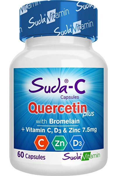 Suda Vitamin Suda C Quercetın Plus Bromelaın Vıt C , D3 , Çinko 60 Kapsül
