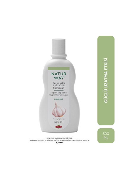 Otacı Sarımsaklı Şampuan 500 ml Naturway Sağlıklı Uzama