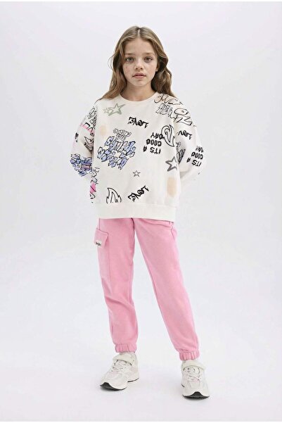 DeFacto Jogginghose für Mädchen mit Cargotaschen und elastischem Bund 3160666