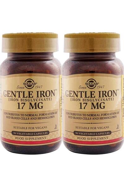 Solgar Gentle Iron 17mg 90 Kapsül 2 Adet