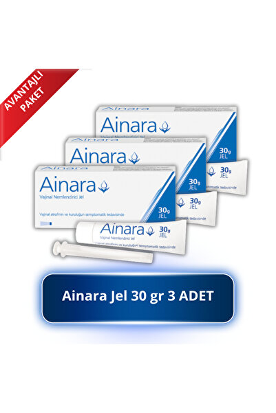 Ainara Vajinal Nemlendirici Jel 30 gr 3 ADET