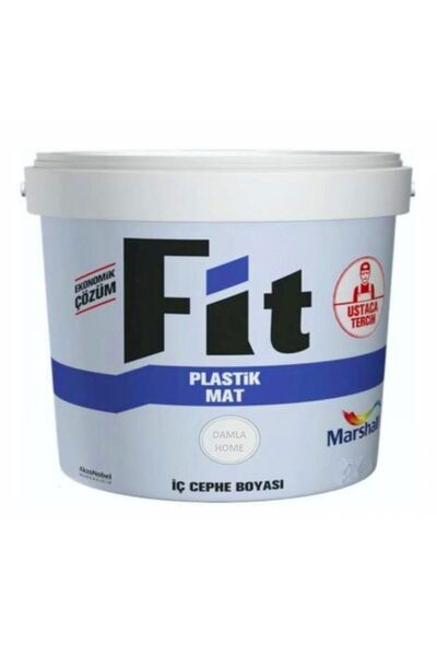 Marshall Fit Plastik Su Bazlı Iç Cephe Duvar Boyası Kokusuz Kolay Uygulanır