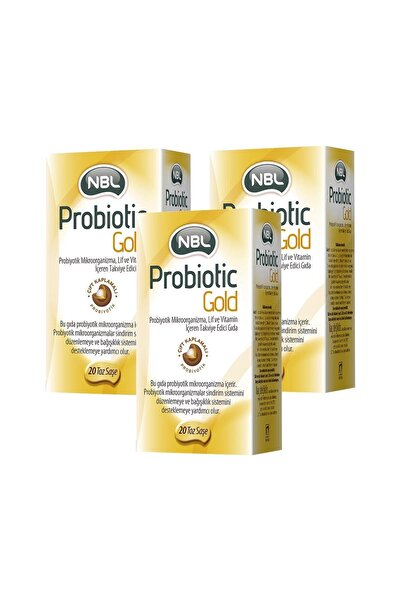 NBL Probiotic Gold 20 Stick Saşe 3 Adet