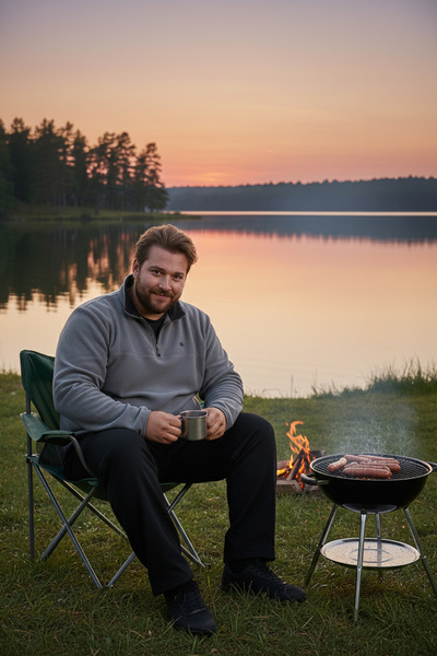 Buratti Regular Fit Anti-Pilling Plus Size Mock Neck Winter Fleece-Lined Cold...