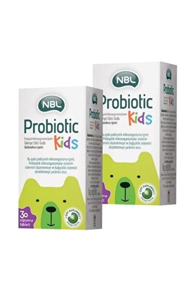 NBL Probiotic Kids 30 Çiğneme Tableti 2 Adet