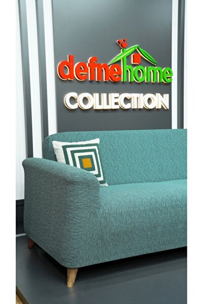 defnehome collection Jakar Kumaş Lastikli Kayma Yapmayan3 Kişilik Tekli Kanep...