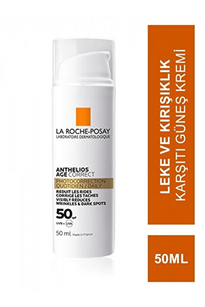 La Roche Posay Anthelios Age Correct SPF 50 Leke Ve Kırışıklık Karşıtı Yüz Gü...