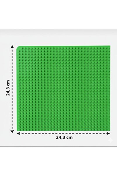 Genel Markalar Yapı OyuncakClassic Uyumlu YEŞİL Zemin 24,5x24,5 Cm