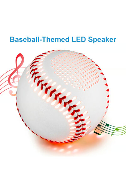 Kiboule كرة بيسبول مضيئة ومتوهجة في الظلام مع مكبر صوت بلوتوث، هدايا رياضية ل...