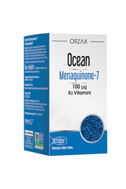 Orzax Ocean Mk 7 100 Mcg 30 Kapsül Gıda Takviyesi