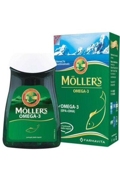 Möller's زيت السمك أوميجا 3 - حجم 30 كبسولة