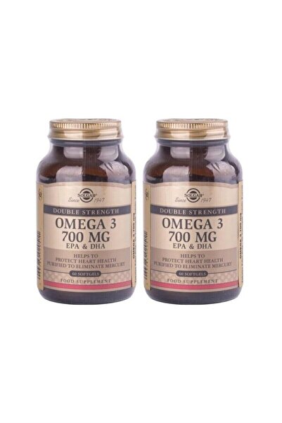 Solgar أوميغا 3 700 مجم 60 كبسولة هلامية 2 قطعة