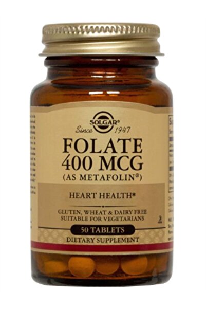Solgar Folate As Metafolin 400 Mg 50 Kapsül (2 Yorum)