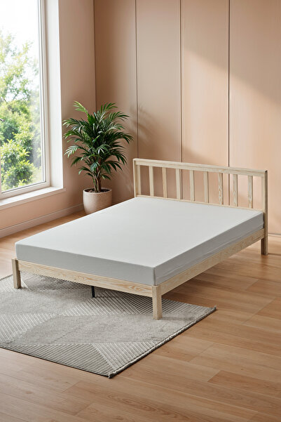 tıklasepetim Mellowtex Fermuarlı Örme Yatak Kılıfı 160x200 Ölçülü Sıvı Geçiri...