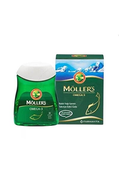 Möller's Omega-3 Takviye Edici Gıda 30 Yumuşak Kapsül