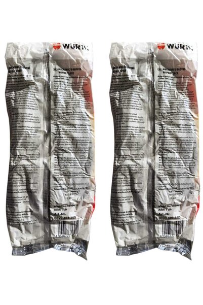 Würth Wurth Mechanic's Gloves Nitrile Black 10/XL (2 Pairs)