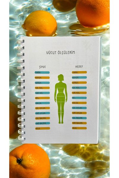 BULUT DİJİTAL Diet and Exercise Program Tracking Notebook & Diet Notebook