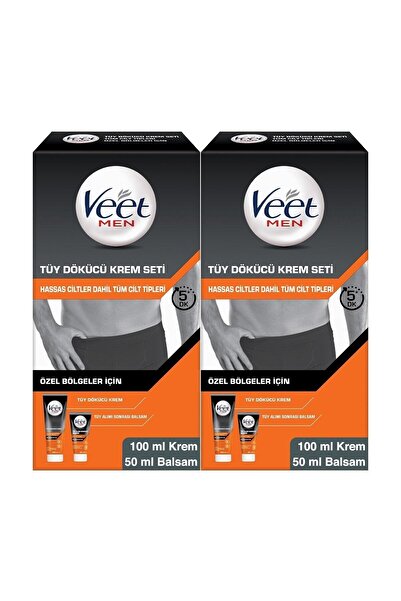 Veet Men Tüy Dökücü Krem Seti 100 Ml + 50 Ml 2 Adet