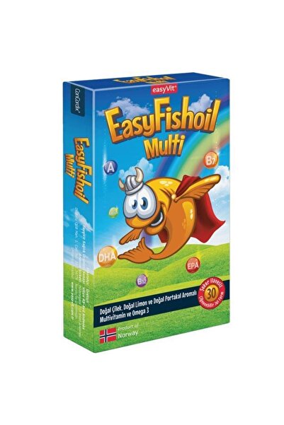 Easy Fishoil Multi Omega 3 Çiğnenebilir Tablet 30 Adet