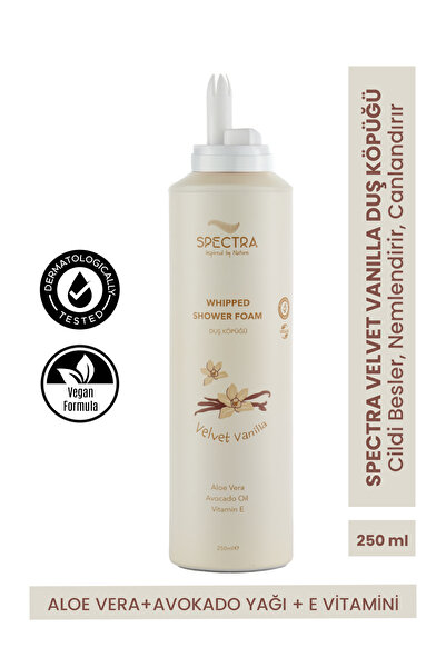 Velvet Vanilya Kokulu Whipped Duş Köpüğü (SLES & SLS, PARABEN FREE) - 250 ML