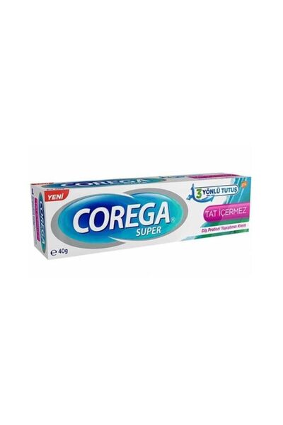 Corega Süper Diş Protezi Yapıştırıcı Tat İçermez Krem 40 Gr