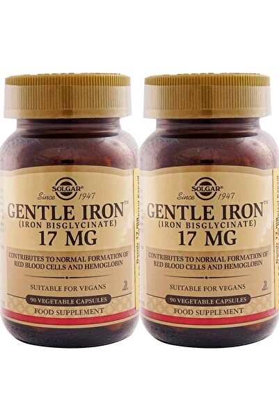Solgar Gentle Iron 17 Mg 90 Kapsül 2 Adet