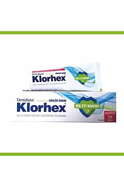 Dentasave Klorhex Günlük Bakım Diş Macunu 75 Ml. Klorhexidin %0.05 Mg