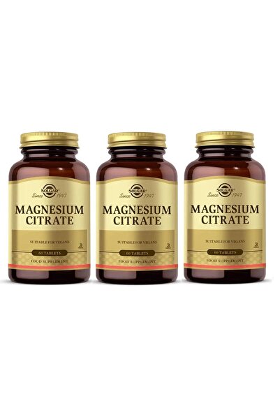 Solgar Magnesium Citrate 200 Mg 60 Tablet 3 Adet