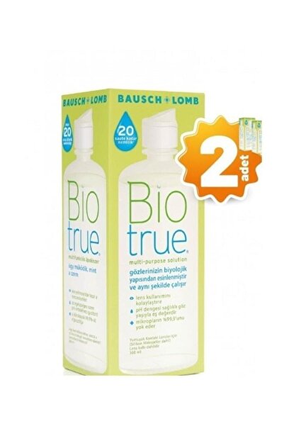 Genel Markalar Bio True 300 ml Lens Solüsyonu X 2 Adet