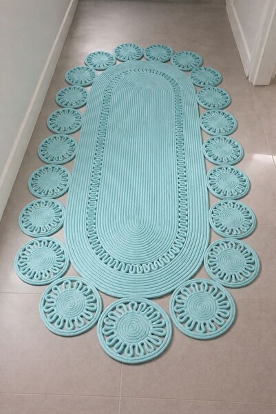 MaVaux Marguerite Özel Tasarım Hasır Jüt Kilim – Koridor, Antre ve Salon Halı...