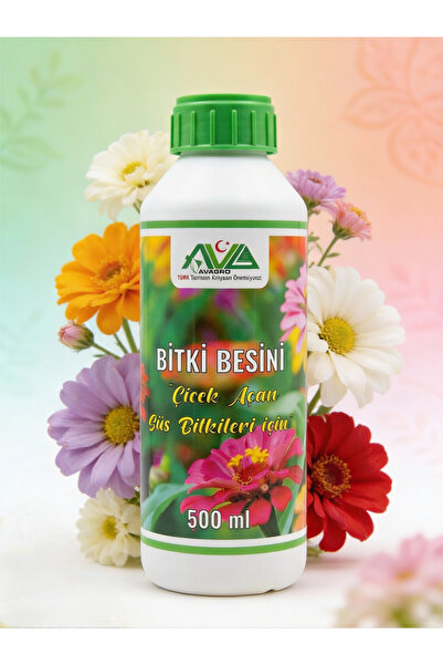 Avagro Tarım Çiçek Açtıran Bitki Besini 500ml Kaliteli - Etkili - Yoğun Delüx...