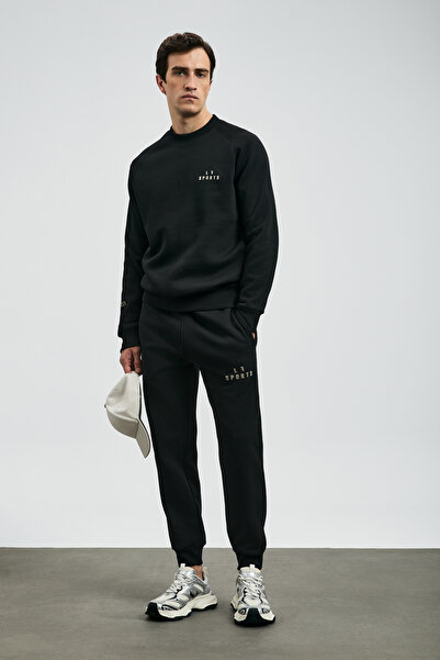 Lufian Pantaloni de sport pentru bărbați Beta, negri