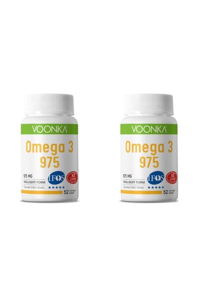 Voonka Omega-3 975 Mg 52 Kapsül 2 Kutu