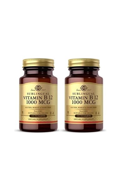 Solgar Vitamin B12 1000 Mcg 100 Tablet 2 Adet