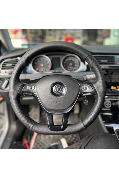 Detay Direksiyon kılıfı Volkswagen Golf 7 2014-passat-jetta-caddy-tiguan Manu...