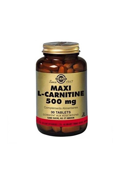 Solgar Maxi L-carnitine 500 Mg 30 Tablet