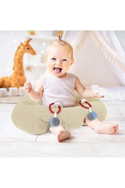 ESPEBA Rattle Beige Baby Sitting Support Cushion Baby Seat