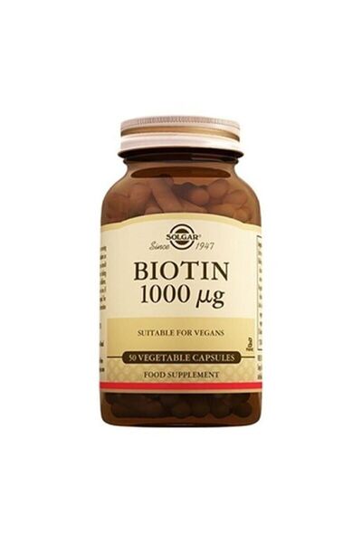 Solgar Biotin 1000 Mcg 50 Kapsül